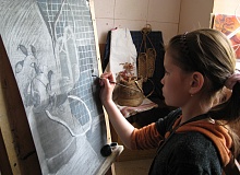 урок предмета "рисунок"